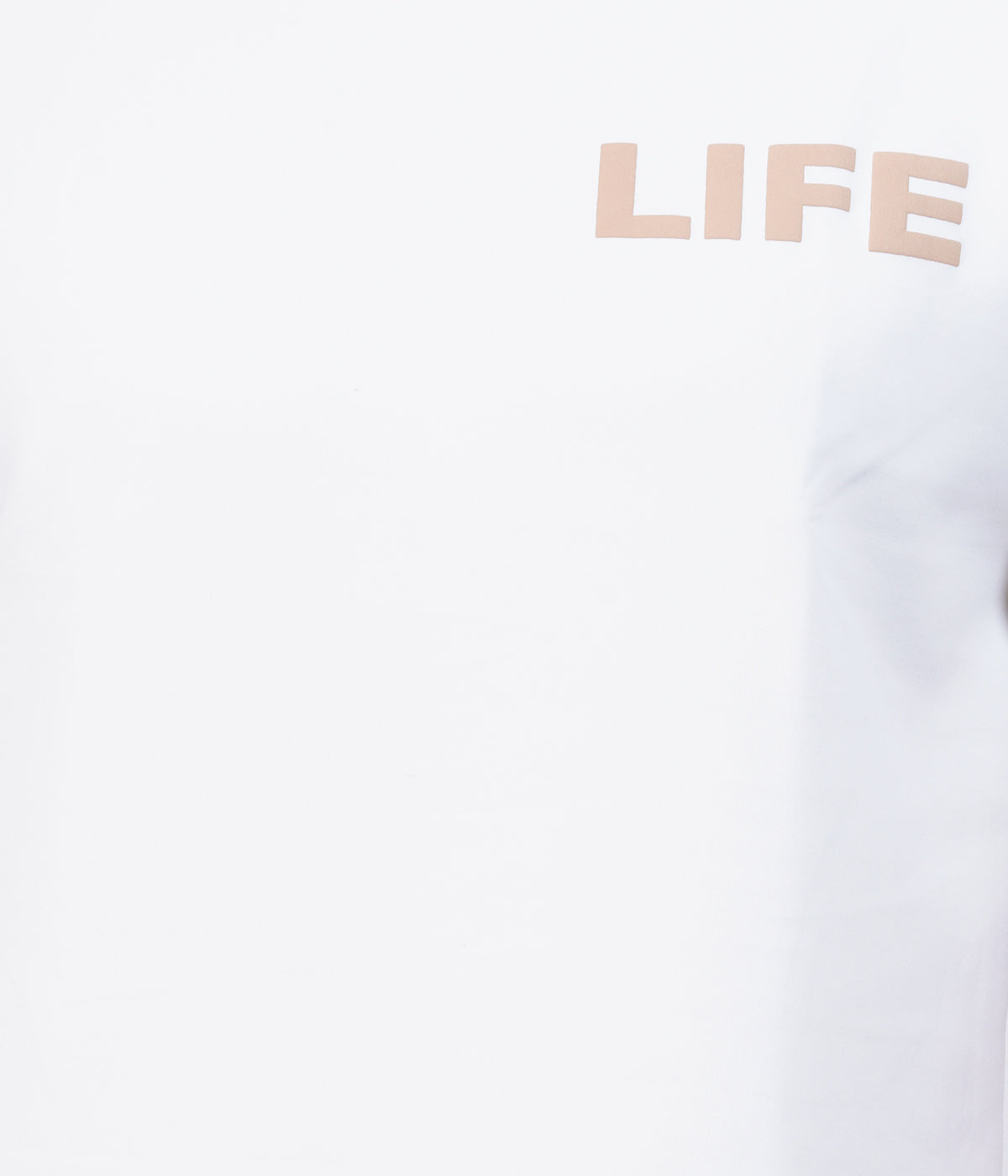 Less Scrolling More Real Life White Oversized T-Shirt