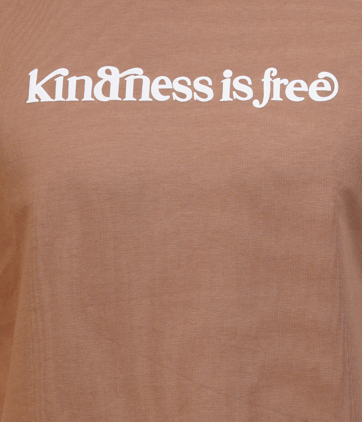 Brown Puffer Oversized T-Shirt