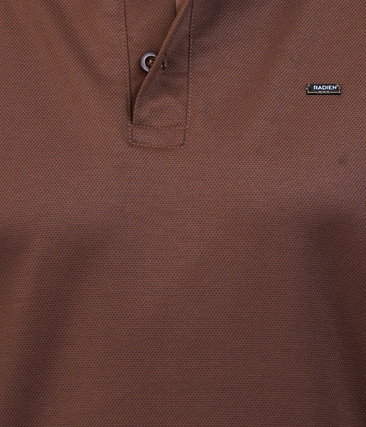 Brown  Vintage  Collar Knit Polo
