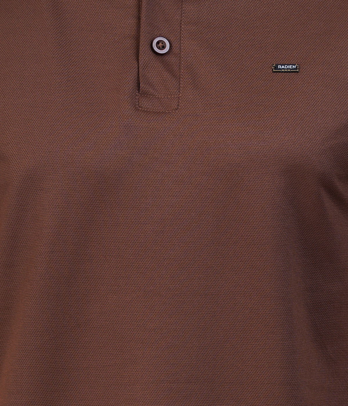 Brown  Vintage  Collar Knit Polo
