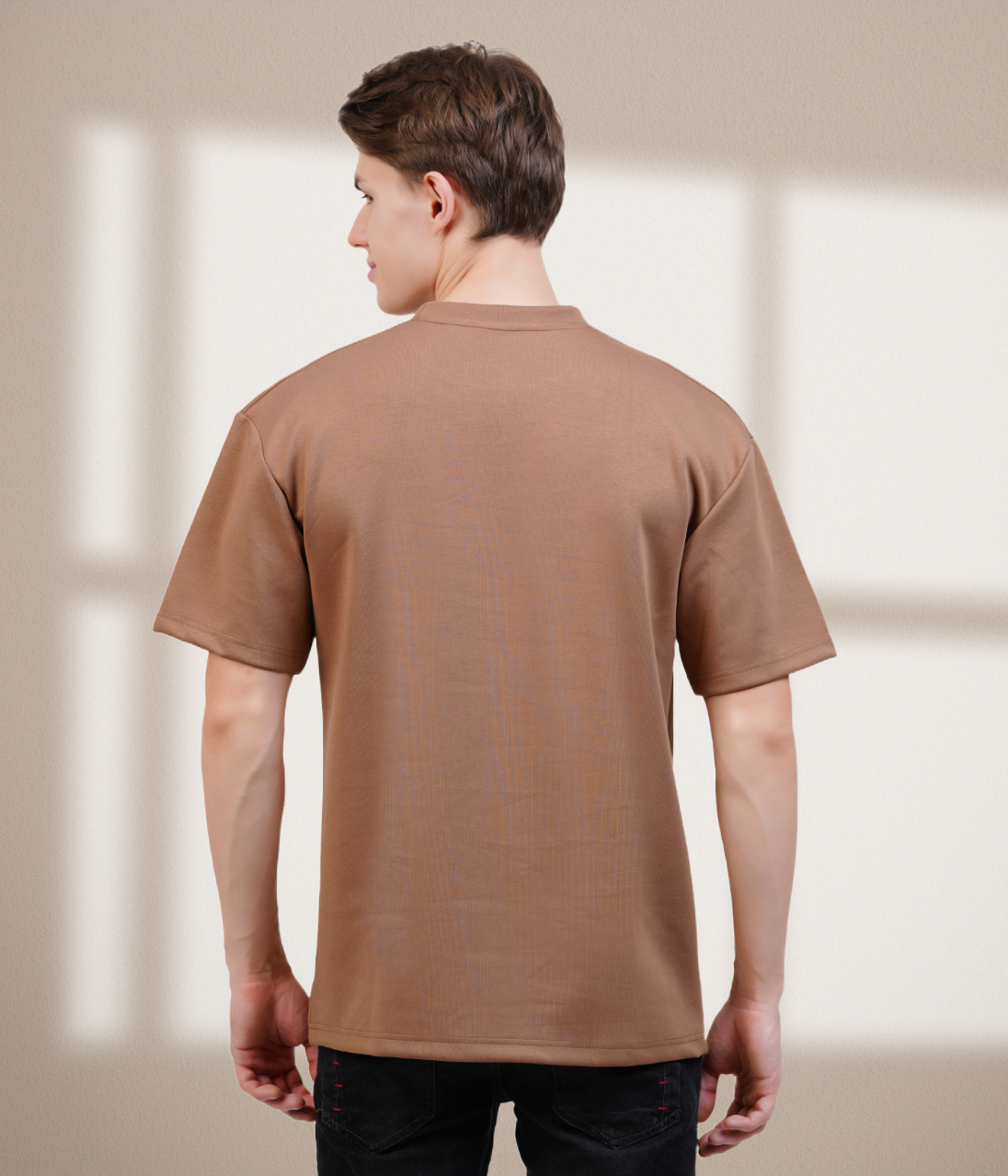 Brown Puffer Oversized T-Shirt