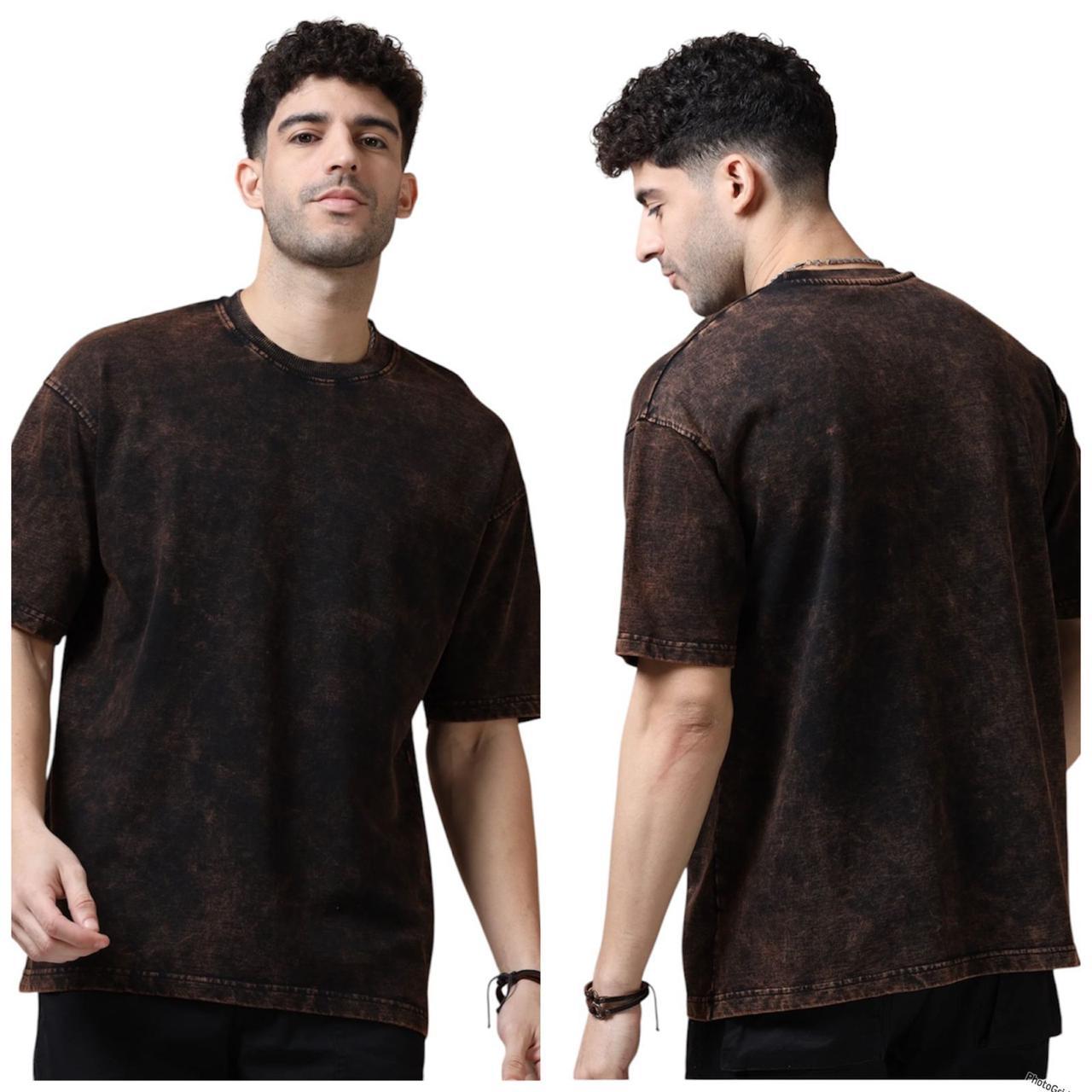 Burn Out  Box Fit Oversize T-Shirt
