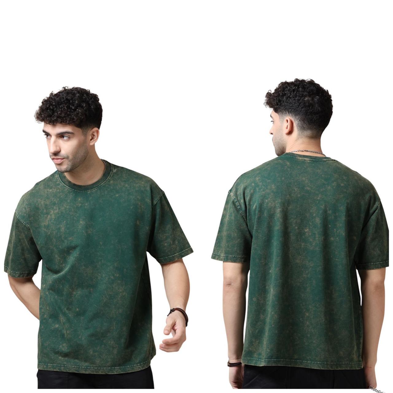 Burn Out  Box Fit Oversize T-Shirt