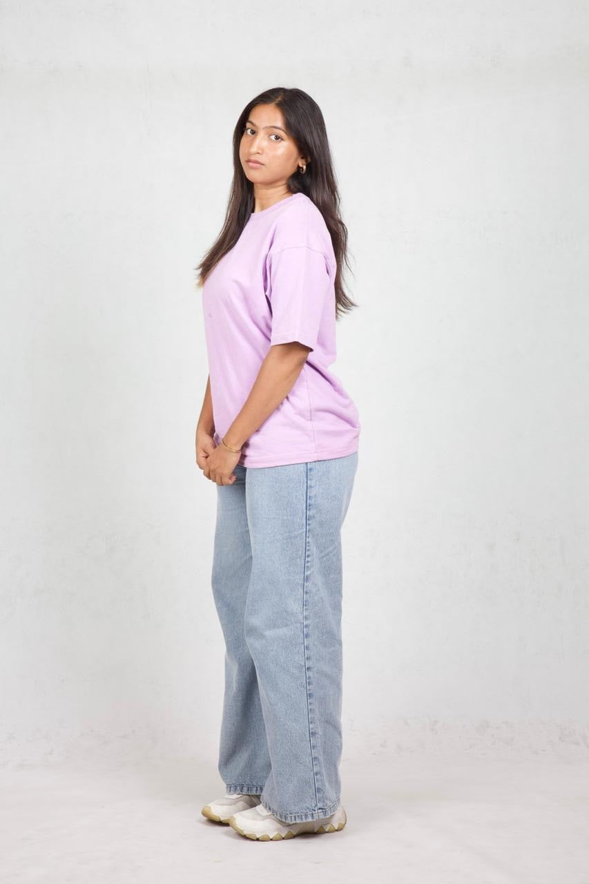 Lavender Acid-wash T-shirt