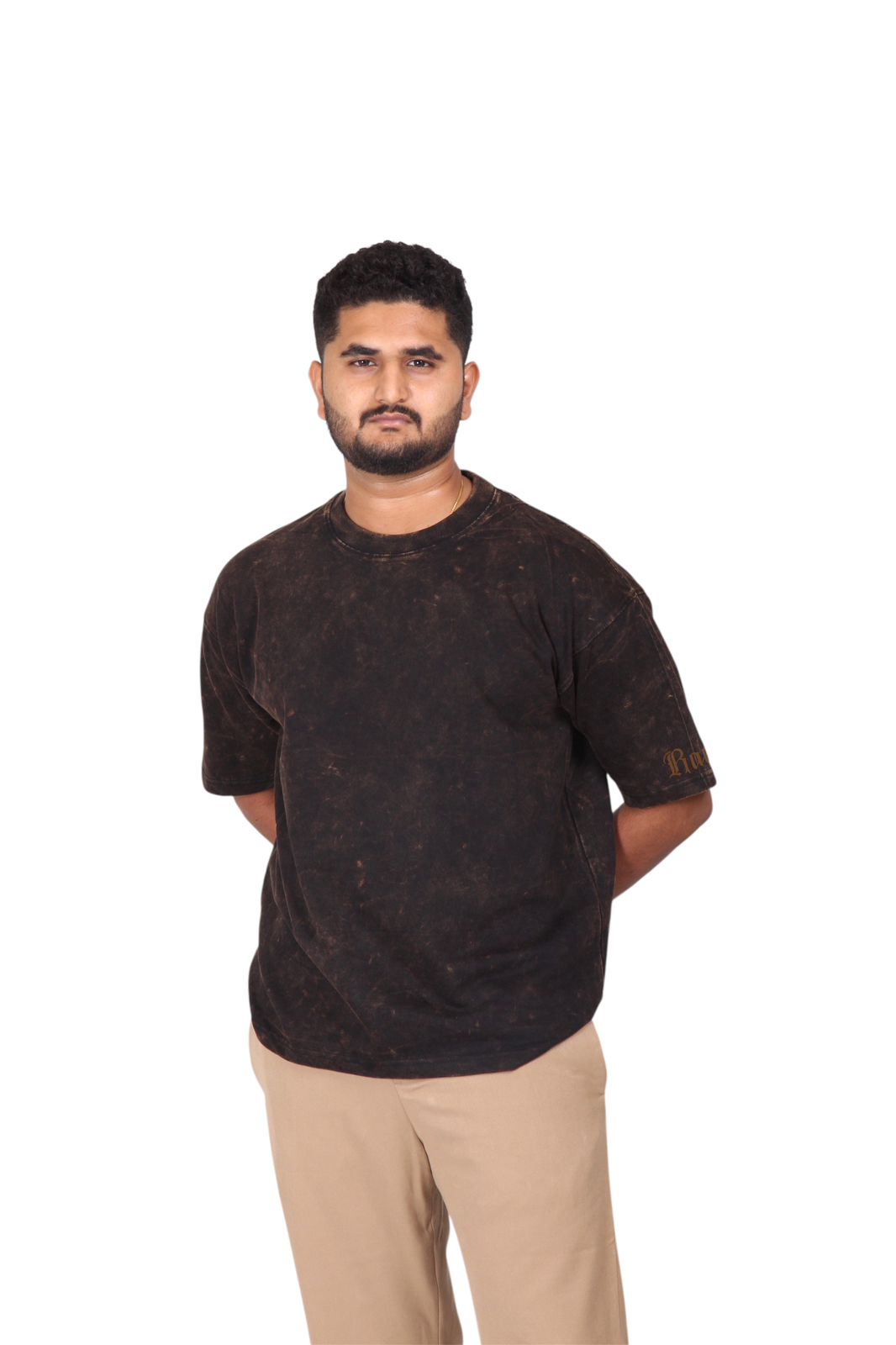 Burn Out  Box Fit Oversize T-Shirt