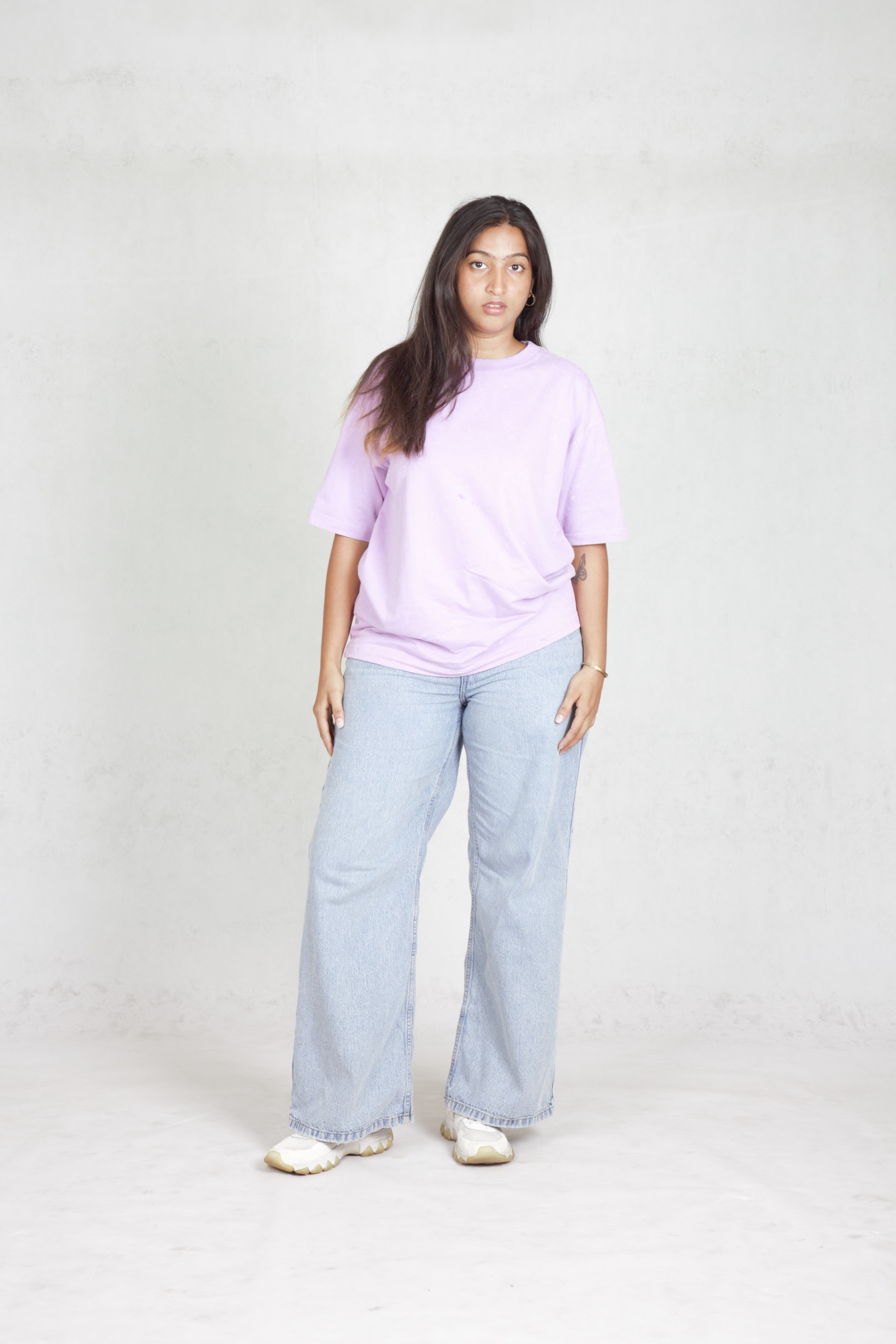 Lavender Acid-wash T-shirt