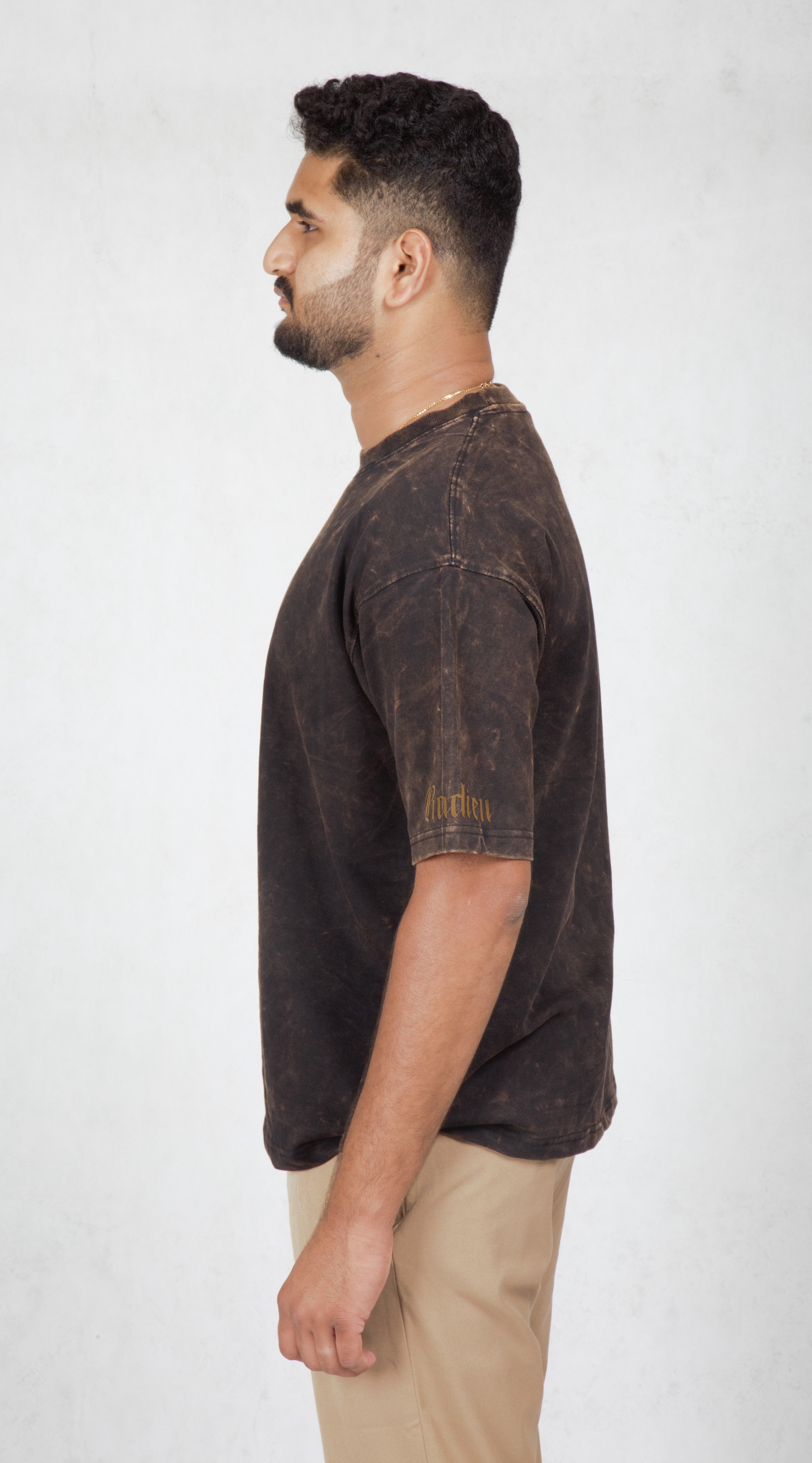 Burn Out  Box Fit Oversize T-Shirt